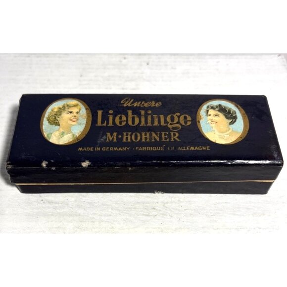 Vintage M. Hohner Unsere Lieblinge Harmonica Original Germany Chromatic Model - Picture 6 of 11